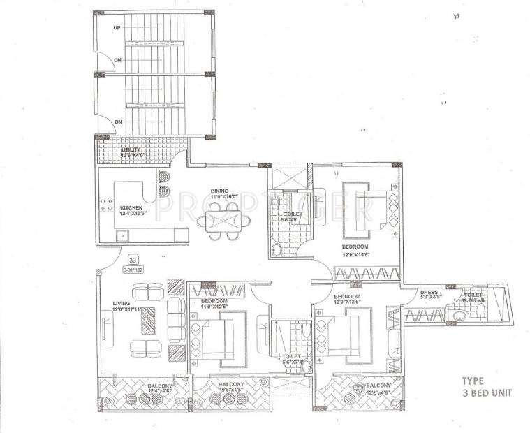 Mahaghar Elixir (3BHK+3T (2,045 sq ft) 2045 sq ft)