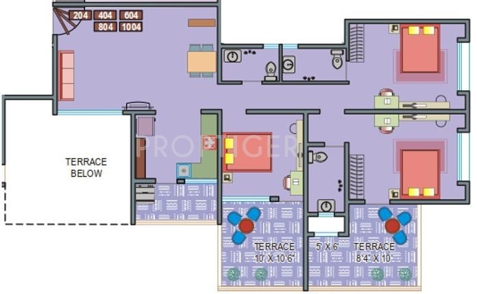 Karan Goldcoast (3BHK+3T (1,497 sq ft) 1497 sq ft)
