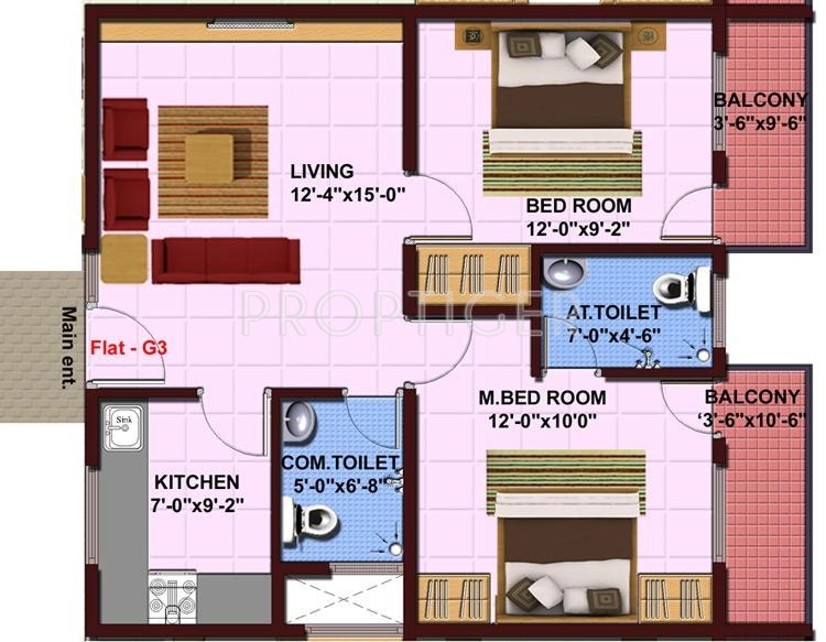 NBR NBR Lake View (2BHK+2T (867 sq ft) 867 sq ft)