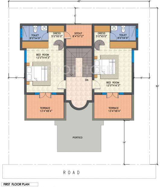 JR Greenpark Lakefront (4BHK+4T (2,650 sq ft) 2650 sq ft)