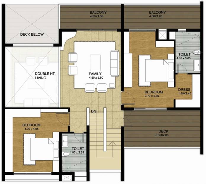 Value Willow Farm (3BHK+3T (3,872 sq ft)   Study Room 3872 sq ft)