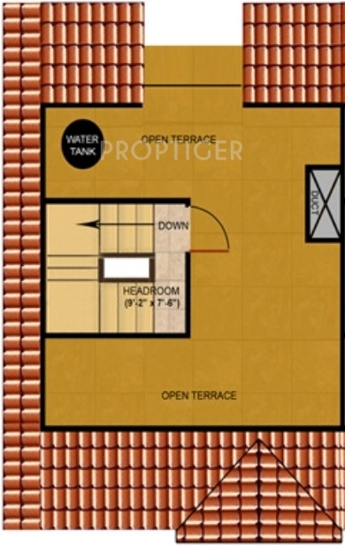 Pruksa Global Silvana (3BHK+3T (1,232 sq ft) 1232 sq ft)