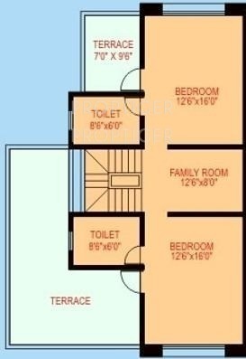 Phinix Cinderella (3BHK+3T (1,525 sq ft) 1525 sq ft)