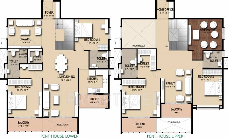 Golden Panorama (4BHK+4T (3,100 sq ft) 3100 sq ft)