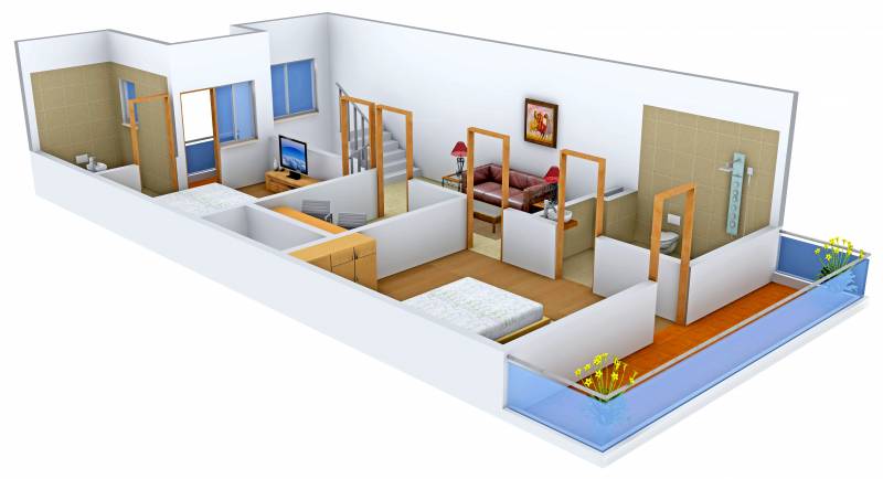 Ajnara London Square (4BHK+5T (2,490 sq ft) + Study Room 2490 sq ft)