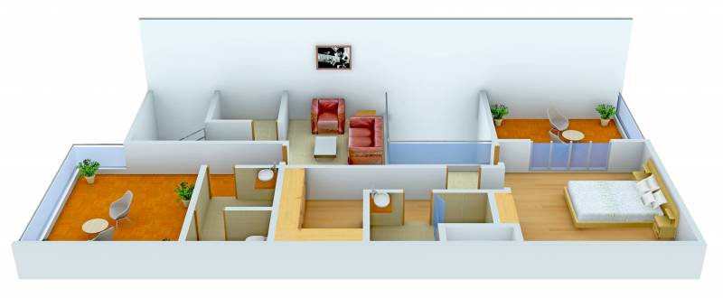 Unishire Esplanade (4BHK+5T (3,411 sq ft) 3411 sq ft)