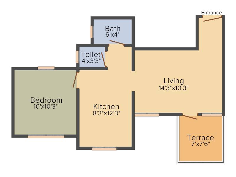 Sanjeevani Devraai (1BHK+1T (572 sq ft) 572 sq ft)