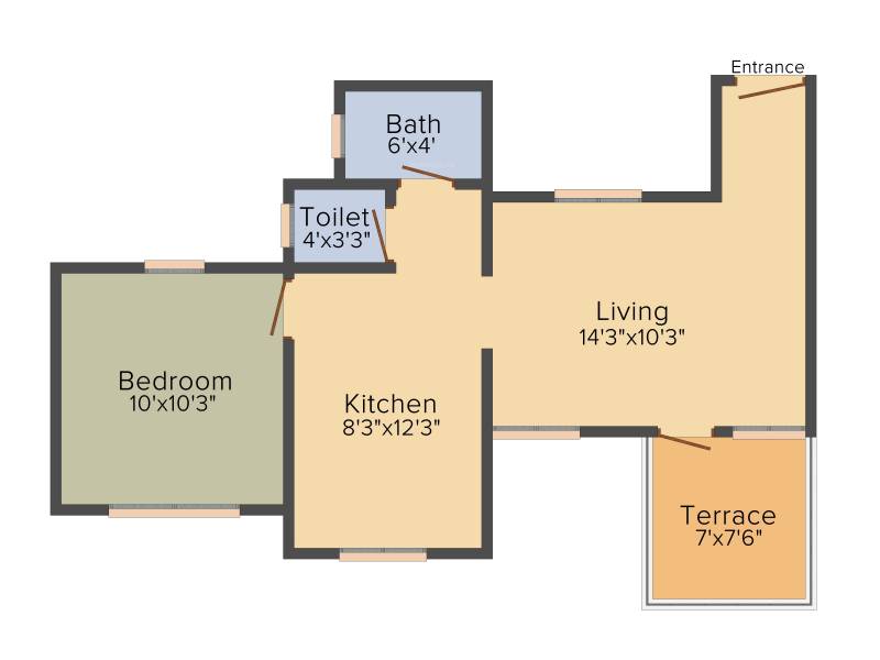 Sanjeevani Devraai (1BHK+1T (648 sq ft) 648 sq ft)