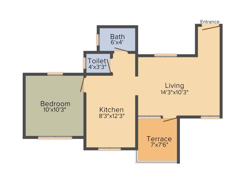 Sanjeevani Devraai (1BHK+1T (781 sq ft) 781 sq ft)