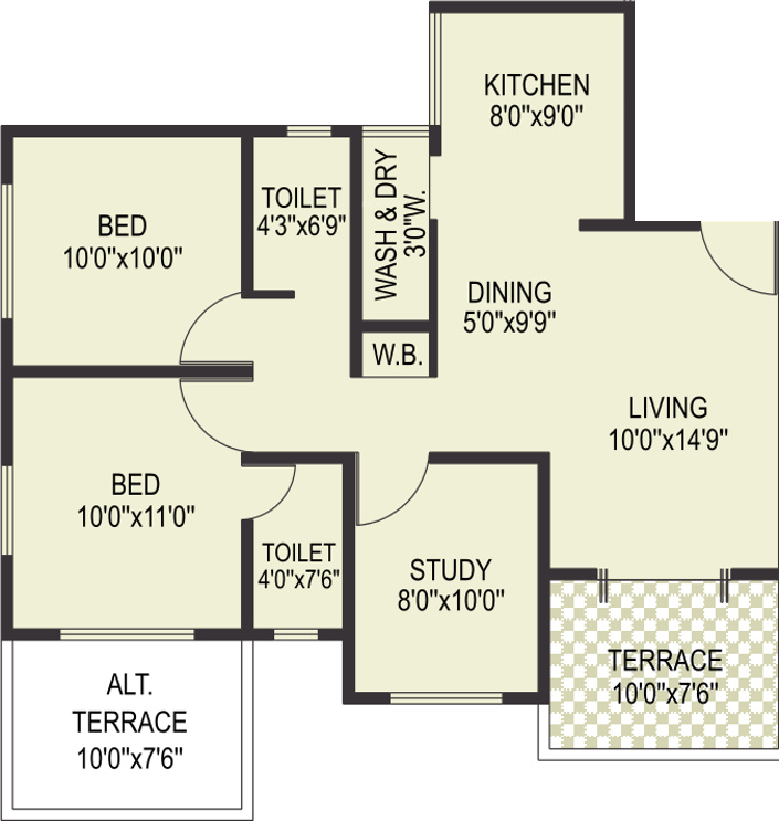 Kamalraj Balaji Residency (3BHK+2T (1,057 sq ft) 1057 sq ft) Kamalraj Balaji Residency (3BHK+2T (1,057 sq ft) 1057 sq ft)