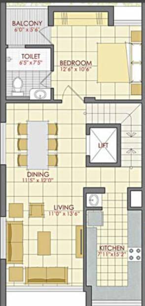 Ankur The Nook (4BHK+5T (3,100 sq ft)   Servant Room 3100 sq ft)
