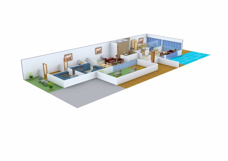 Pooja First Leaf (4BHK+4T (4,685 sq ft)   Servant Room 4685 sq ft)