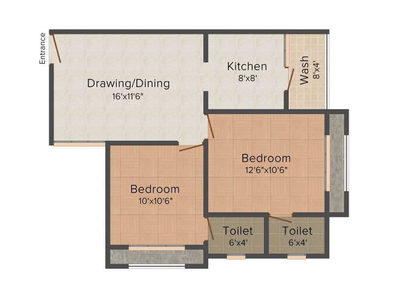 Signature Signature Homes (2BHK+2T (1,000 sq ft) 1000 sq ft)