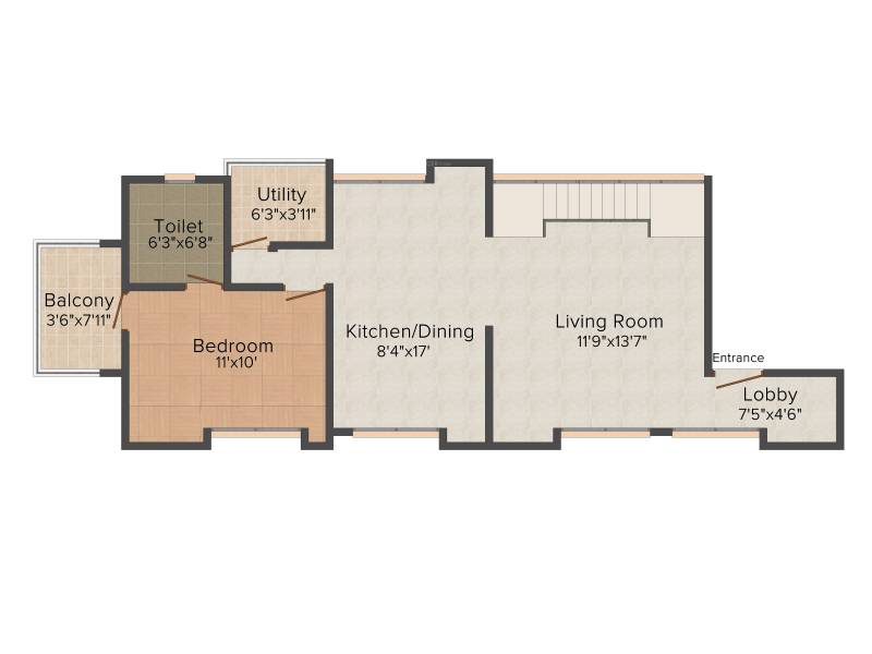 RB Silver Homes (3BHK+3T (1,431 sq ft) 1431 sq ft)