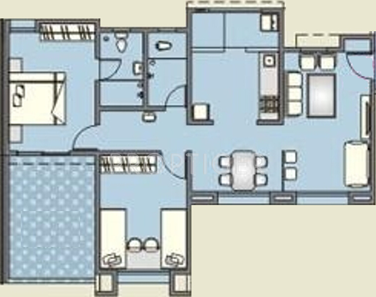Dharmavat Sunder Sankul (2BHK+2T (1,068 sq ft) 1068 sq ft)
