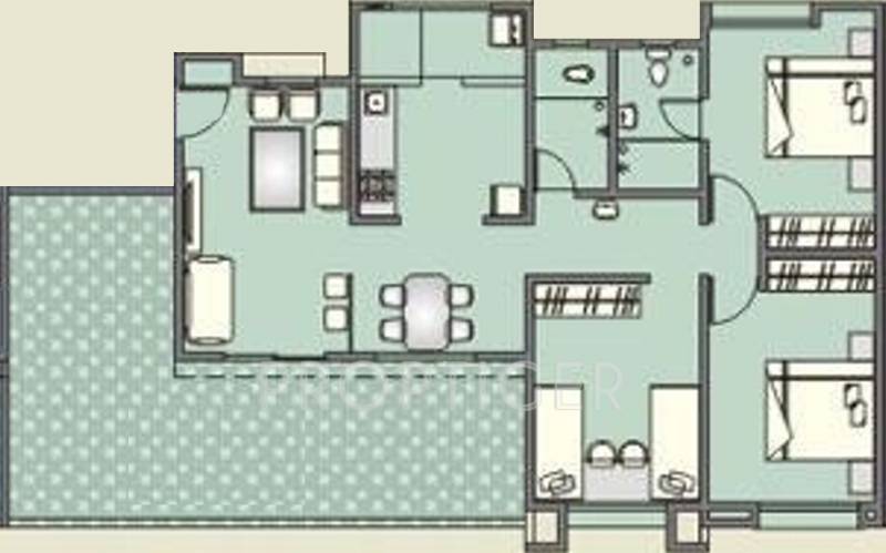 Dharmavat Sunder Sankul (3BHK+2T (1,343 sq ft) 1343 sq ft)