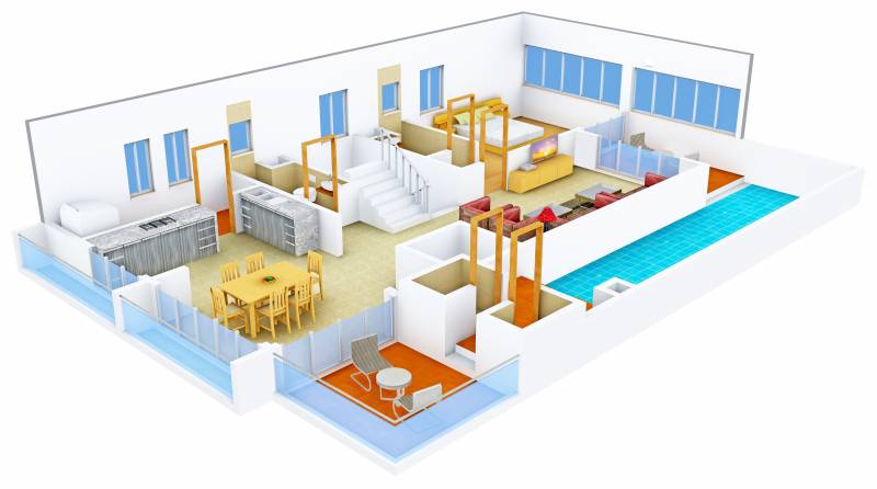 Olympia Reflection Villas (4BHK+5T (5,342 sq ft) 5342 sq ft)