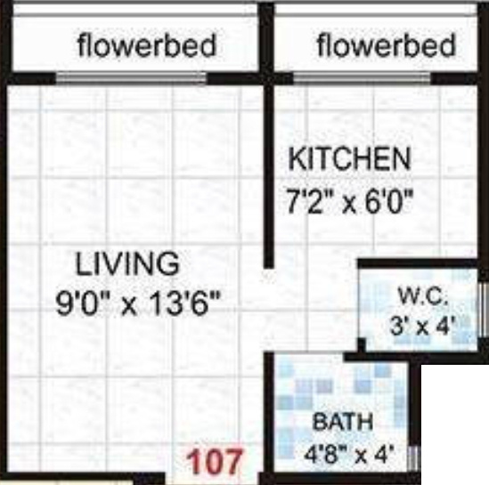 Sambhav Deep Shivam (1BHK+1T (385 sq ft) 385 sq ft)
