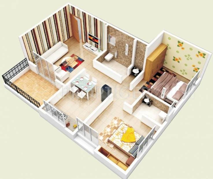Kalpak Shrushti (2BHK+2T (976 sq ft) 976 sq ft)