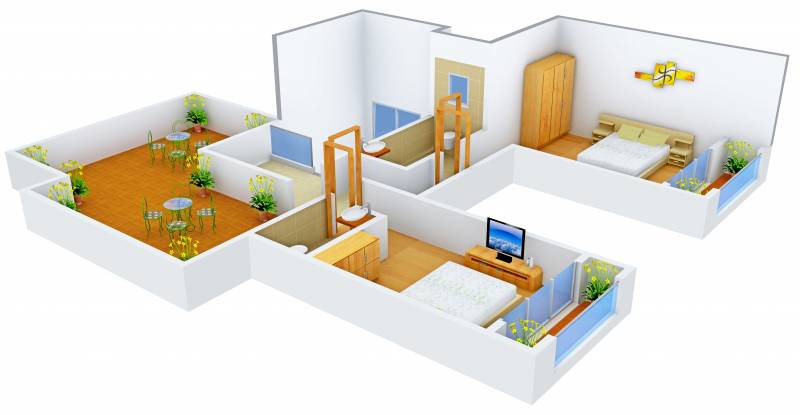 Shah Mahavir Ornate (3BHK+3T (2,100 sq ft) 2100 sq ft)