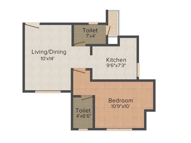 Damji Shamji Mahavir Estella (1BHK+1T (675 sq ft) 675 sq ft)
