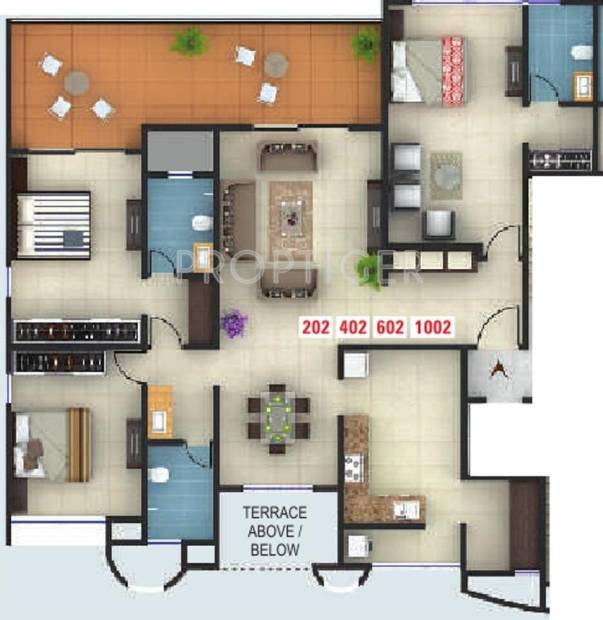 Kumar Karishma (3BHK+3T (2,314 sq ft) 2314 sq ft)