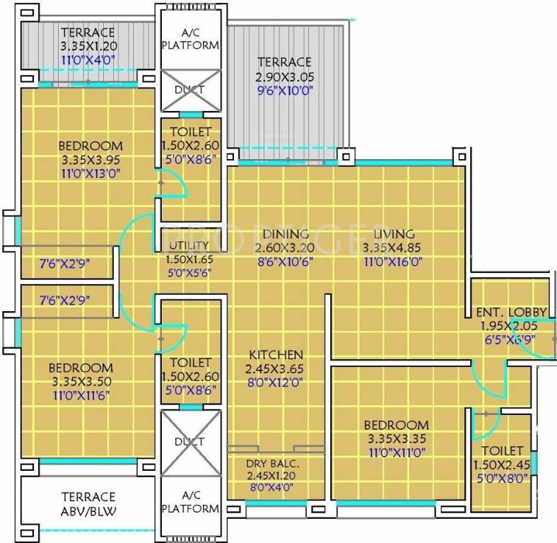 Floor Plan 24k glitterati Floor Plan Floor Plan