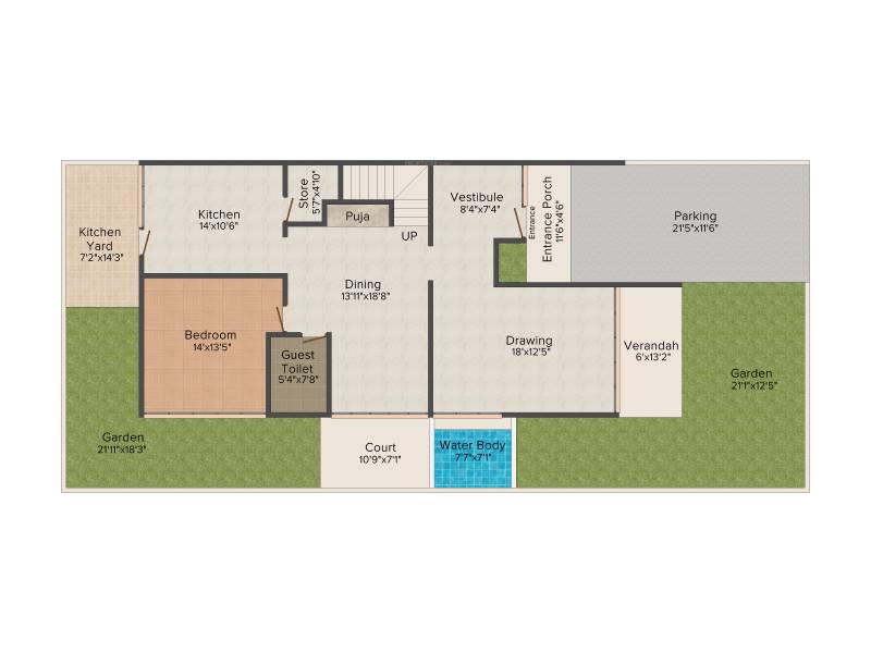 Paghadi Amaranthus Villas (4BHK+4T (4,878 sq ft) 4878 sq ft)