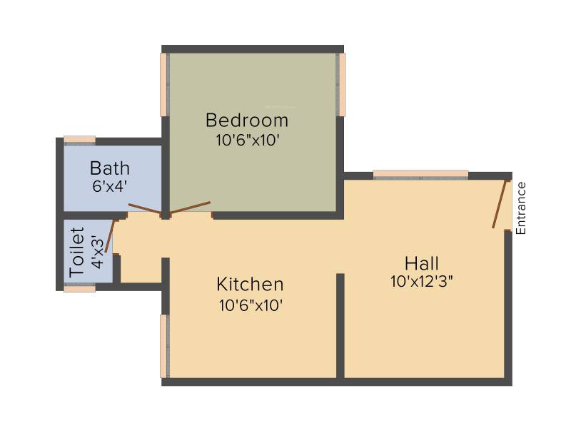 Vijay Sai Enclave (1BHK+1T (559 sq ft) 559 sq ft)