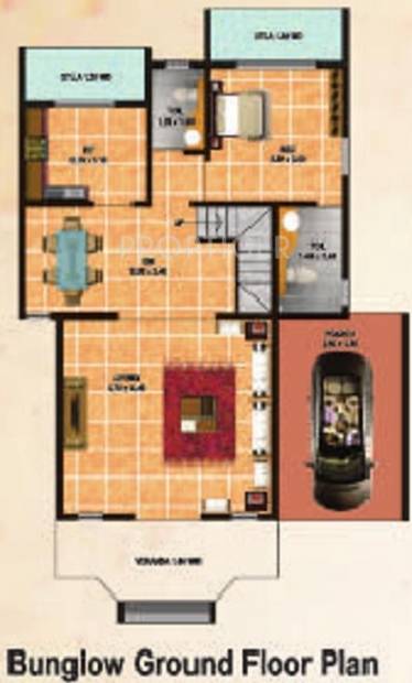 GBK Vishwajeet Meadows Villas (3BHK+3T (2,400 sq ft) 2400 sq ft)