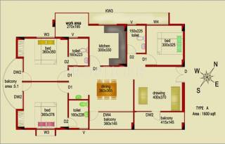 Dream Pearl Vista (3BHK+3T (1,600 sq ft) 1600 sq ft) Dream Pearl Vista (3BHK+3T (1,600 sq ft) 1600 sq ft)
