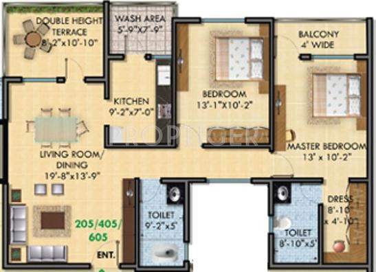 SDPL Shree Swaminarayan Enclave (2BHK+2T (1,285 sq ft) 1285 sq ft)