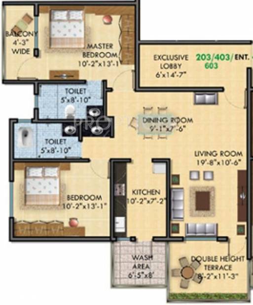 SDPL Shree Swaminarayan Enclave (2BHK+2T (1,340 sq ft) 1340 sq ft)