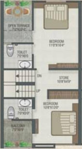 Aatmiya Krishna Vatika (3BHK+3T (1,337 sq ft) 1337 sq ft)