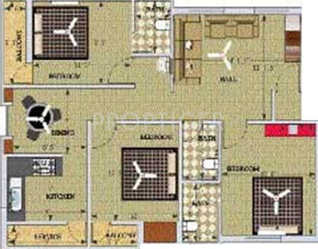 LJC Builders And Promoters Sharan Enclave (3BHK+3T (1,152 sq ft) 1152 sq ft)