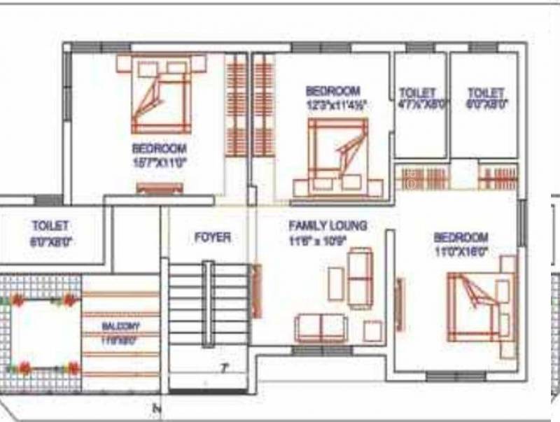 Agni Maple (4BHK+4T (2,650 sq ft) + Pooja Room 2650 sq ft)