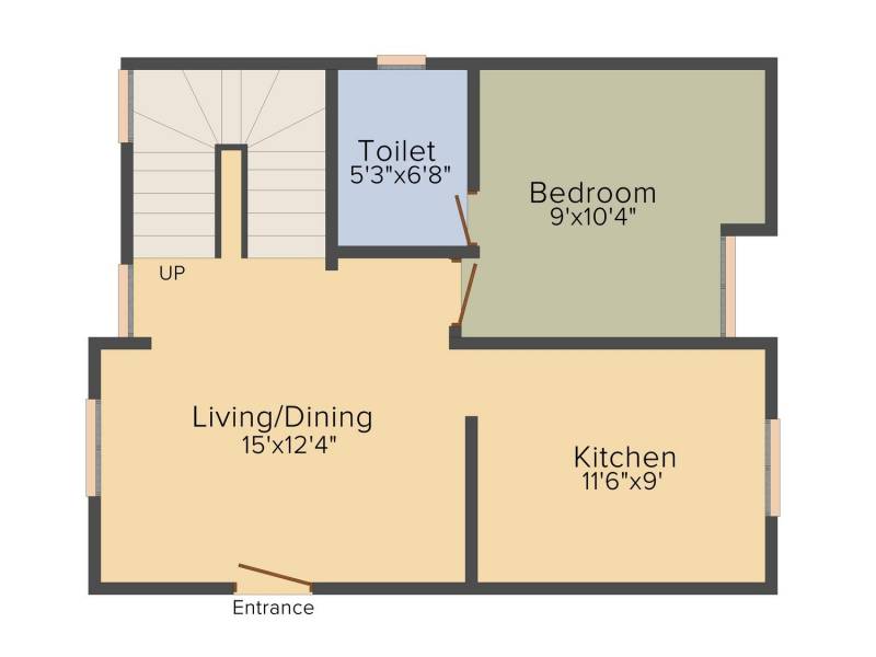 Mehta Kuber (3BHK+3T (1,479 sq ft) 1479 sq ft)