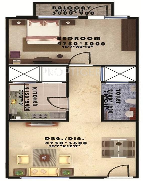 Seac Kuber Heights (1BHK+1T (731 sq ft) 731 sq ft) Seac Kuber Heights (1BHK+1T (731 sq ft) 731 sq ft)