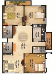 Seac Kuber Heights (3BHK+3T (1,308 sq ft) 1308 sq ft) Seac Kuber Heights (3BHK+3T (1,308 sq ft) 1308 sq ft)
