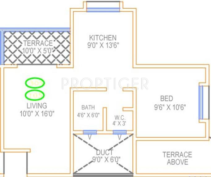 ACME Callista (1BHK+1T (593 sq ft) 593 sq ft) ACME Callista (1BHK+1T (593 sq ft) 593 sq ft)