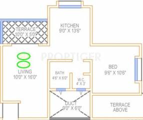 ACME Callista (1BHK+1T (593 sq ft) 593 sq ft) ACME Callista (1BHK+1T (593 sq ft) 593 sq ft)