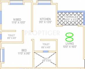 ACME Callista (2BHK+2T (897 sq ft) 897 sq ft) ACME Callista (2BHK+2T (897 sq ft) 897 sq ft)