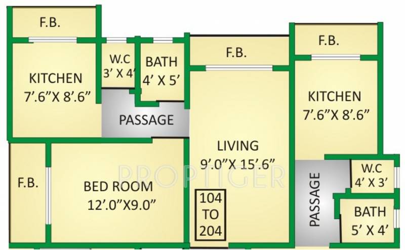 Deep Krishna Park (1BHK+1T (655 sq ft) 655 sq ft)