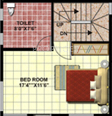Shree Yashashree Shree Suryamala Second Floor Plan (3BHK+3T)