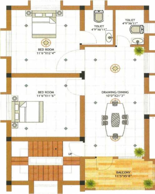 Satya Multiplex Pvt Ltd Raghunath Enclave (3BHK+3T (1,200 sq ft) 1200 sq ft)