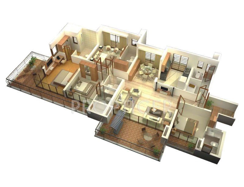 Gammon Shrishti CBD (4BHK+4T (2,274 sq ft) 2274 sq ft)
