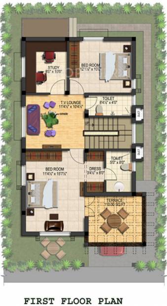 Sree Nivas Gardens (3BHK+3T (1,908 sq ft) 1908 sq ft)