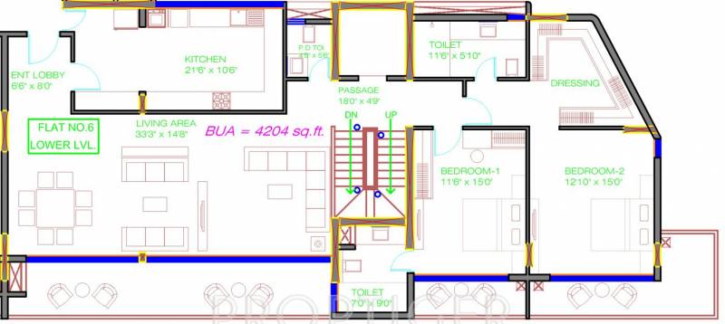 Caladium The Crest (5BHK+6T (4,204 sq ft) 4204 sq ft)