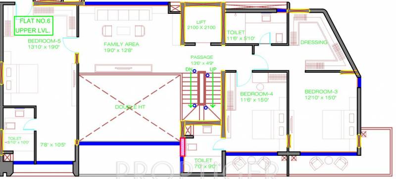 Caladium The Crest (5BHK+6T (4,204 sq ft) 4204 sq ft)