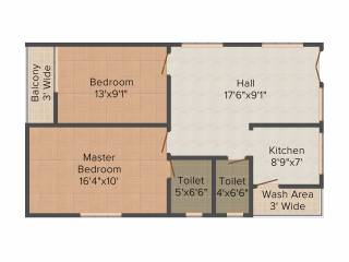 NSK Bliss Meadows 2BHK+2T (975 sq ft) NSK Bliss Meadows 2BHK+2T (975 sq ft)